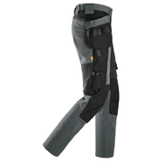 Snickers 6218 AllroundWork Holster Pocket 4-Way Stretch Trousers Steel Grey - Apparel & Accessories > Clothing > Pants > Cargo Pants KNEE PAD TROUSERS