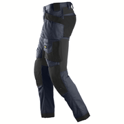 Snickers 6241 AllroundWork, Stretch Work Knee Pad Trousers Holster Pockets Navy Blue - KNEE PAD TROUSERS
