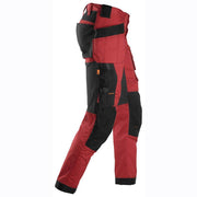 Snickers 6241 AllroundWork, Stretch Work Knee Pad Trousers Holster Pockets Red - Apparel & Accessories > Clothing > Uniforms & Workwear > Contractor Pants & Coveralls KNEE PAD TROUSERS
