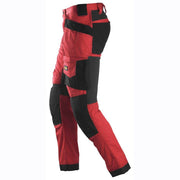 Snickers 6241 AllroundWork, Stretch Work Knee Pad Trousers Holster Pockets Red - Apparel & Accessories > Clothing > Uniforms & Workwear > Contractor Pants & Coveralls KNEE PAD TROUSERS