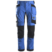 Snickers 6241 AllroundWork, Stretch Work Knee Pad Trousers Holster Pockets True Blue - KNEE PAD TROUSERS