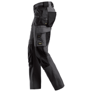 Snickers 6271 AllroundWork, Full Stretch Trousers Holster Pockets Steel Grey - KNEE PAD TROUSERS