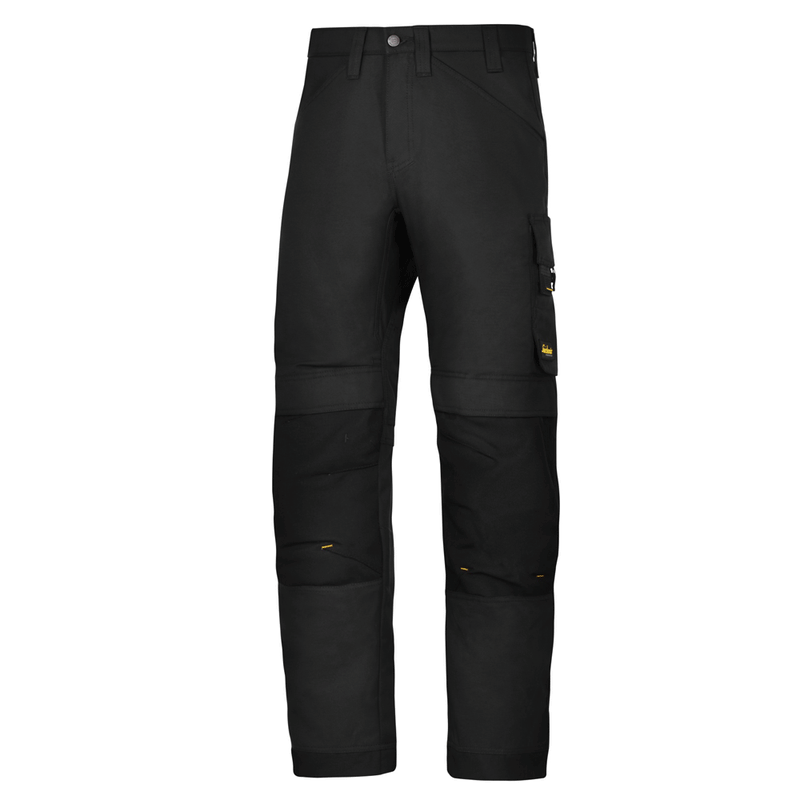 Snickers 6301 AllroundWork, Work Trousers Black, Waist 38" Leg 30"-Snickers 108 - Apparel & Accessories > Clothing > Uniforms & Workwear > Contractor Pants & Coveralls SALE TROUSERS