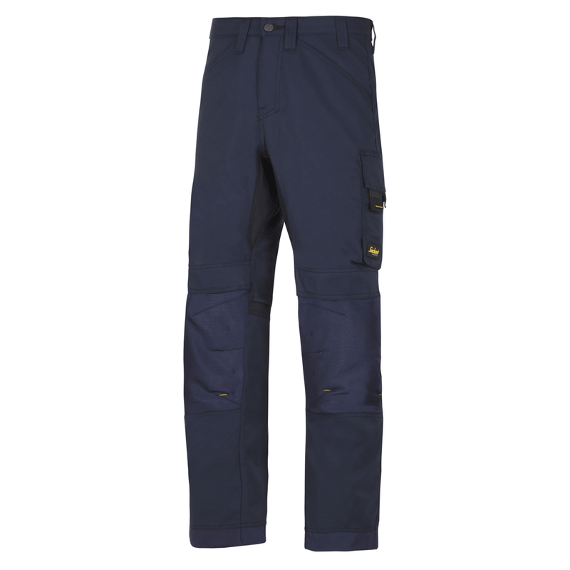 Snickers 6301 AllroundWork, Work Trousers Navy Blue - KNEE PAD TROUSERS
