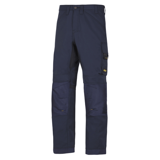 Snickers 6301 AllroundWork, Work Trousers Navy Blue - KNEE PAD TROUSERS