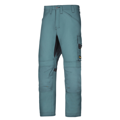 Snickers 6301 AllroundWork, Work Trousers Petrol - KNEE PAD TROUSERS