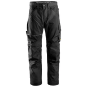 Snickers 6303 RuffWork, Work Trousers Black - KNEE PAD TROUSERS