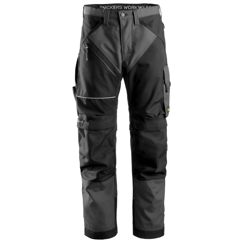 Snickers 6303 RuffWork, Work Trousers Steel Grey - KNEE PAD TROUSERS