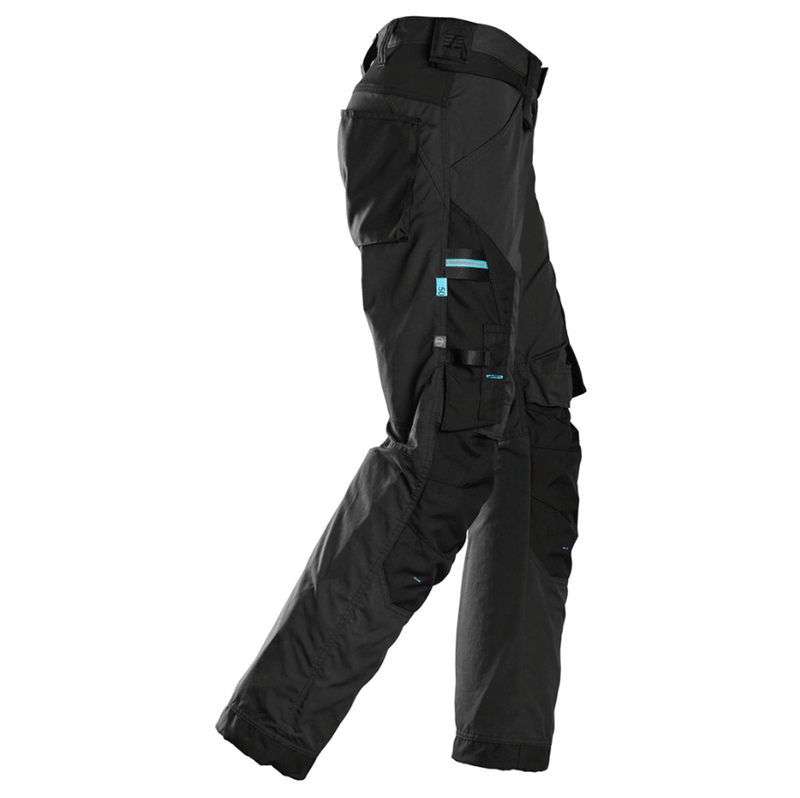 Snickers 6310 LiteWork, 37.5® Kneepad Work Trousers Black - KNEE PAD TROUSERS