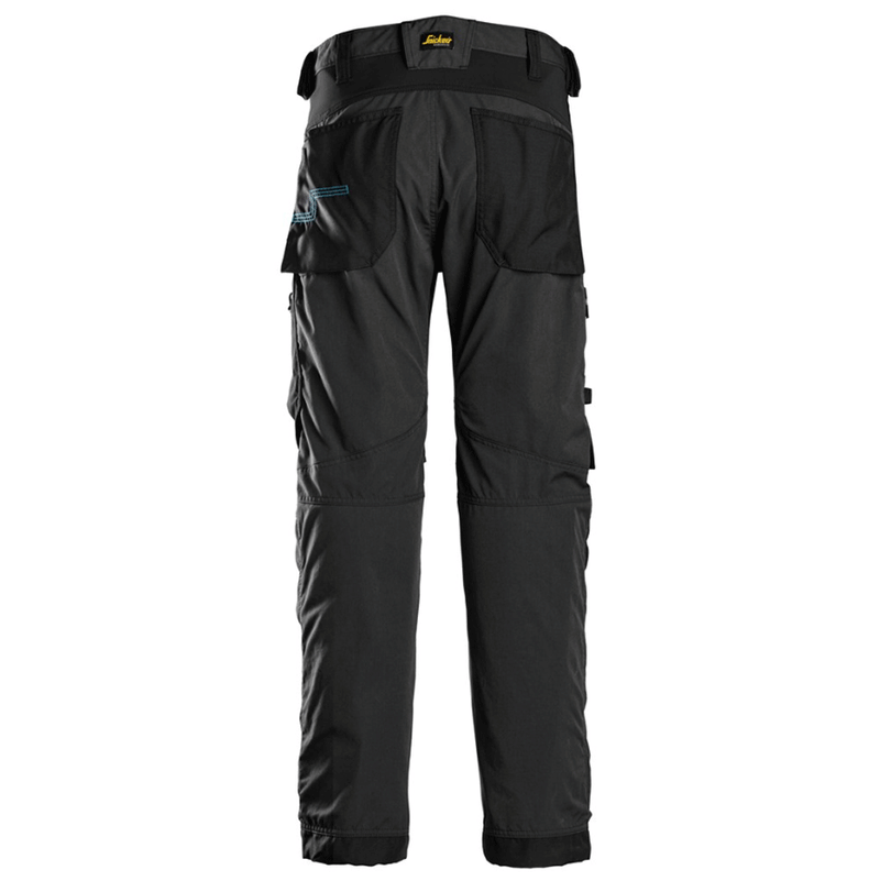 Snickers 6310 LiteWork, 37.5® Kneepad Work Trousers Black - KNEE PAD TROUSERS