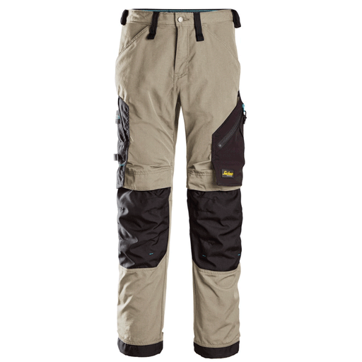 Snickers 6310 LiteWork, 37.5® Kneepad Work Trousers Khaki - KNEE PAD TROUSERS