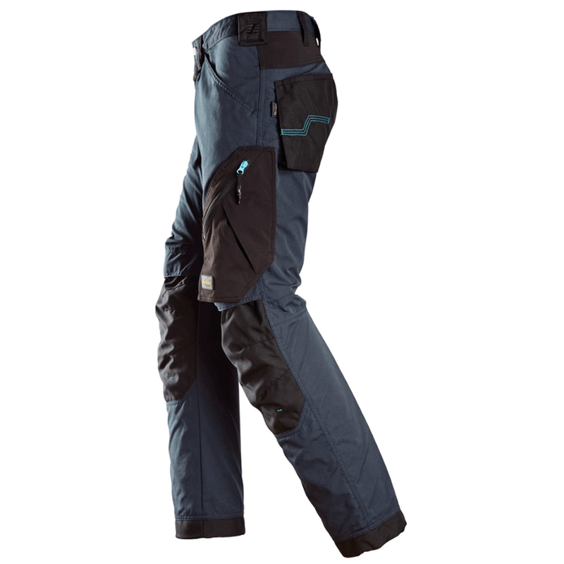 Snickers 6310 LiteWork, 37.5® Kneepad Work Trousers Navy Blue - KNEE PAD TROUSERS