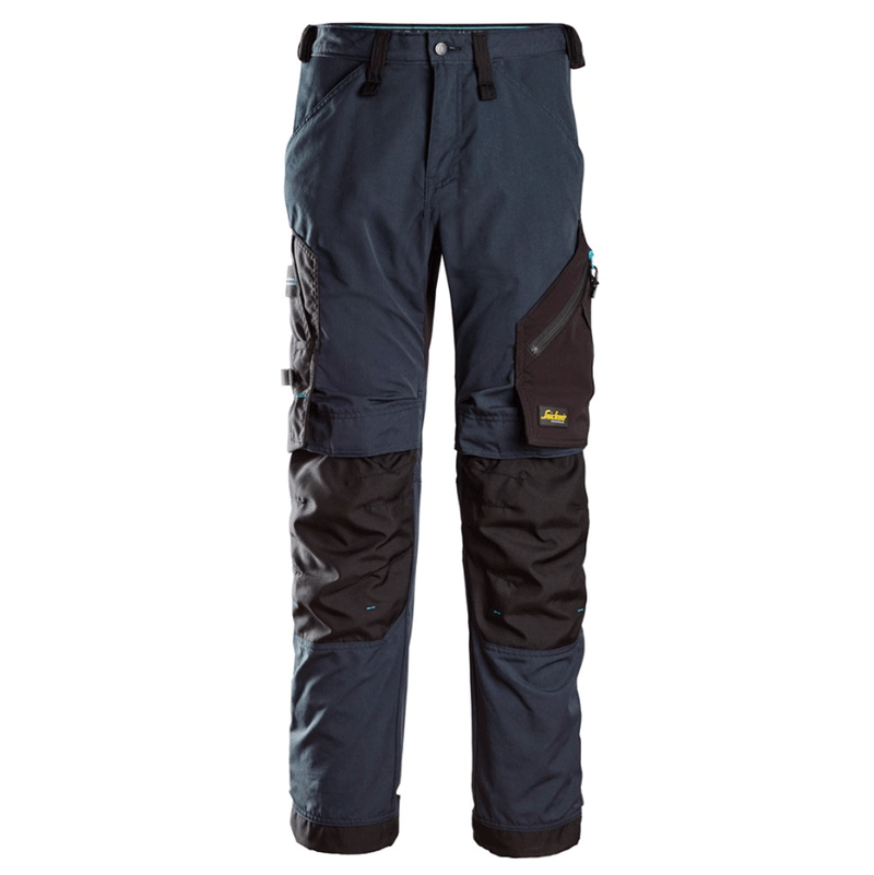 Snickers 6310 LiteWork, 37.5® Kneepad Work Trousers Navy Blue - KNEE PAD TROUSERS