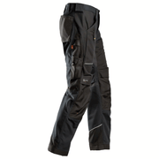 Snickers 6314 RuffWork, Canvas+ Kneepad Work Trousers Black, 35" Waist 32" Leg-Snickers 50 - Apparel & Accessories > Clothing > Uniforms & Workwear > Contractor Pants & Coveralls SALE TROUSERS