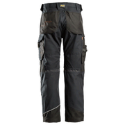 Snickers 6314 RuffWork, Canvas+ Kneepad Work Trousers Black, 35" Waist 32" Leg-Snickers 50 - Apparel & Accessories > Clothing > Uniforms & Workwear > Contractor Pants & Coveralls SALE TROUSERS