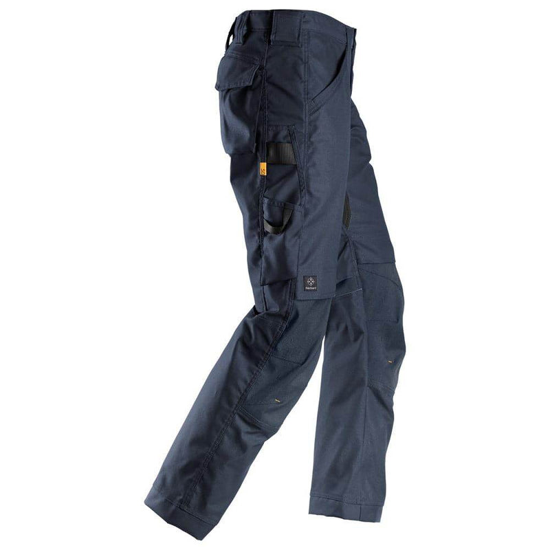 Snickers 6324 AllroundWork, Canvas+ Stretch Work Trousers+ Navy Blue - KNEE PAD TROUSERS