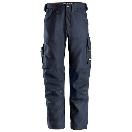 Snickers 6324 AllroundWork, Canvas+ Stretch Work Trousers+ Navy Blue - KNEE PAD TROUSERS