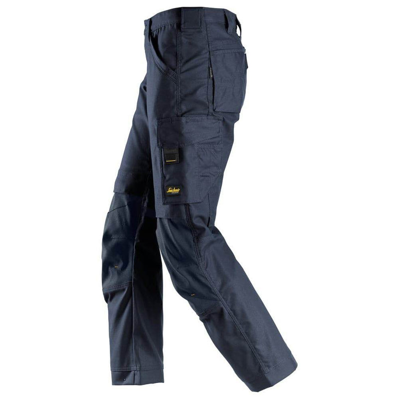 Snickers 6324 AllroundWork, Canvas+ Stretch Work Trousers+ Navy Blue - KNEE PAD TROUSERS