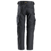 Snickers 6324 AllroundWork, Canvas+ Stretch Work Trousers+ Steel Grey, 30" Waist 32" Leg-Snickers 44 - Apparel & Accessories > Clothing > Uniforms & Workwear > Contractor Pants & Coveralls SALE TROUSERS
