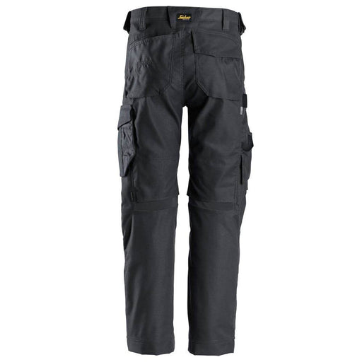 Snickers 6324 AllroundWork, Canvas+ Stretch Work Trousers+ Steel Grey, 30" Waist 32" Leg-Snickers 44 - Apparel & Accessories > Clothing > Uniforms & Workwear > Contractor Pants & Coveralls SALE TROUSERS