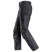 Snickers 6324 AllroundWork, Canvas+ Stretch Work Trousers+ Steel Grey, 30" Waist 32" Leg-Snickers 44 - Apparel & Accessories > Clothing > Uniforms & Workwear > Contractor Pants & Coveralls SALE TROUSERS