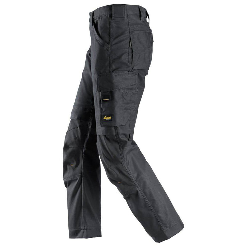 Snickers 6324 AllroundWork, Canvas+ Stretch Work Trousers+ Steel Grey, 30" Waist 32" Leg-Snickers 44 - Apparel & Accessories > Clothing > Uniforms & Workwear > Contractor Pants & Coveralls SALE TROUSERS