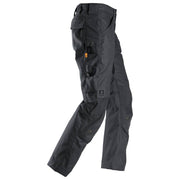 Snickers 6324 AllroundWork, Canvas+ Stretch Work Trousers+ Steel Grey, 30" Waist 32" Leg-Snickers 44 - Apparel & Accessories > Clothing > Uniforms & Workwear > Contractor Pants & Coveralls SALE TROUSERS