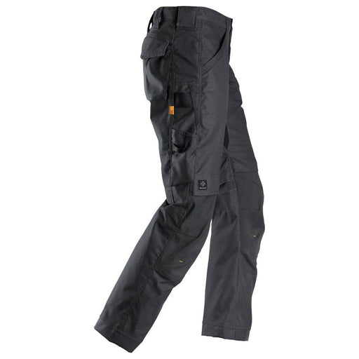 Snickers 6324 AllroundWork, Canvas+ Stretch Work Trousers+ Steel Grey - KNEE PAD TROUSERS