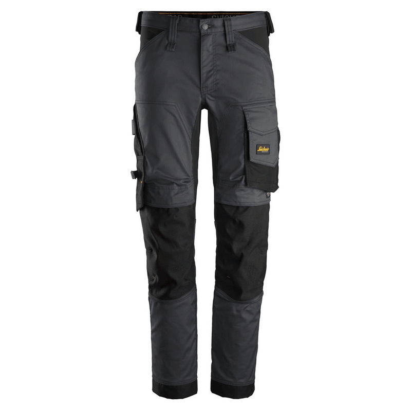 Snickers 6341 AllroundWork Stretch Kneepad Trousers Steel Grey - KNEE PAD TROUSERS