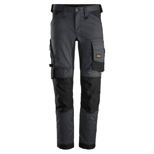 Snickers 6341 AllroundWork Stretch Kneepad Trousers Steel Grey - KNEE PAD TROUSERS