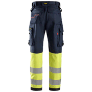 Snickers 6363 ProtecWork, Anti-Static Flame Retardant Hi-Vis Trousers, Class 1 - FLAME RETARDANT TROUSERS
