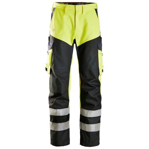 Snickers 6365 ProtecWork, Flame Retardant Arc Protection Hi-Vis Trouser, Class 1 - FLAME RETARDANT TROUSERS