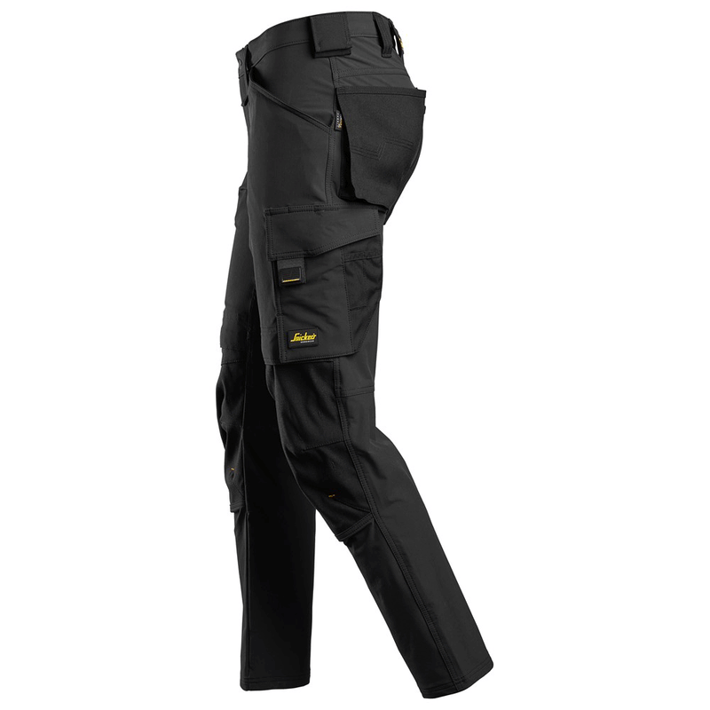 Snickers 6371 AllroundWork, Full Stretch Kneepad Trouser Black - KNEE PAD TROUSERS