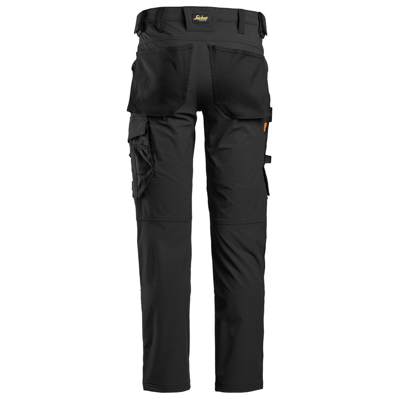 Snickers 6371 AllroundWork, Full Stretch Kneepad Trouser Black - KNEE PAD TROUSERS