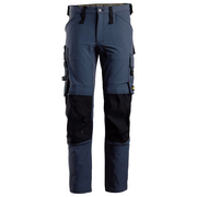 Snickers 6371 AllroundWork, Full Stretch Kneepad Trouser Navy Blue - KNEE PAD TROUSERS