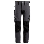 Snickers 6371 AllroundWork, Full Stretch Kneepad Trouser Steel Grey - KNEE PAD TROUSERS