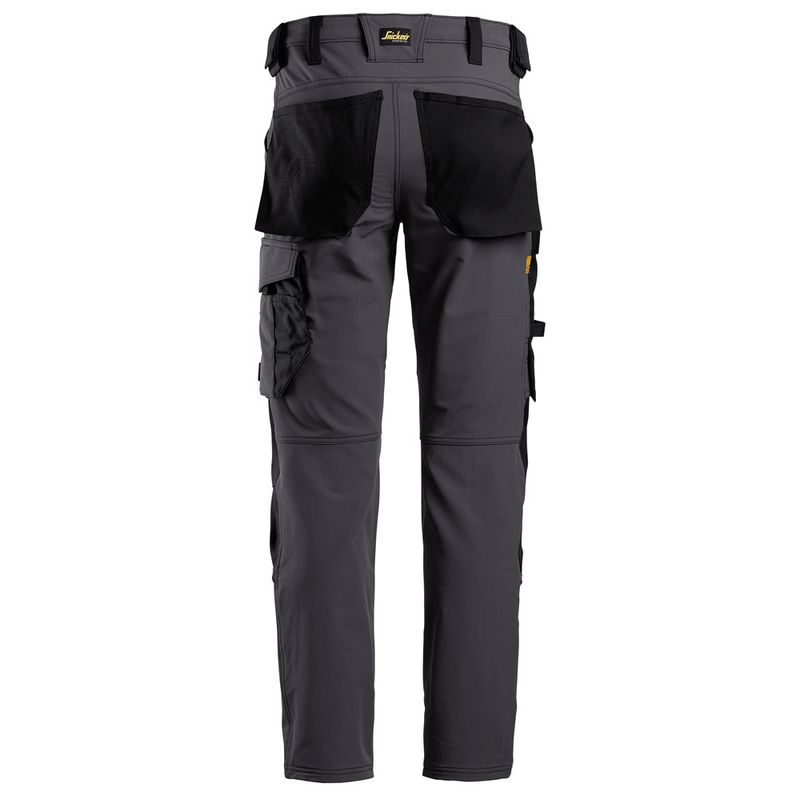Snickers 6371 AllroundWork, Full Stretch Kneepad Trouser Steel Grey - KNEE PAD TROUSERS