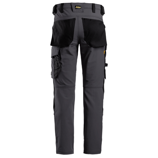 Snickers 6371 AllroundWork, Full Stretch Kneepad Trouser Steel Grey - KNEE PAD TROUSERS