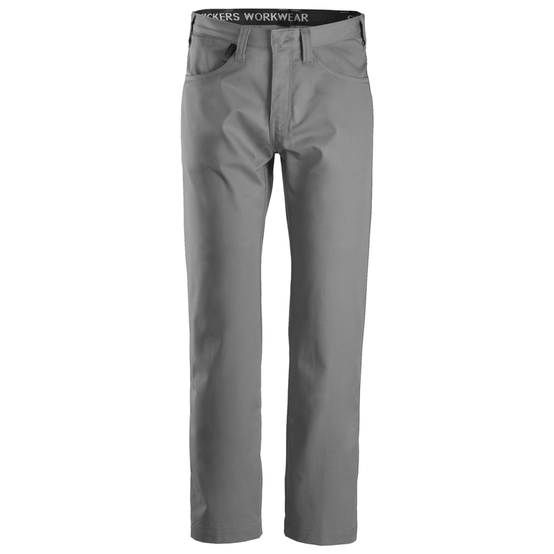 Snickers 6400 Service Chinos Grey Waist 35" Leg 32" - Apparel & Accessories > Clothing > Pants > Chinos SALE TROUSERS