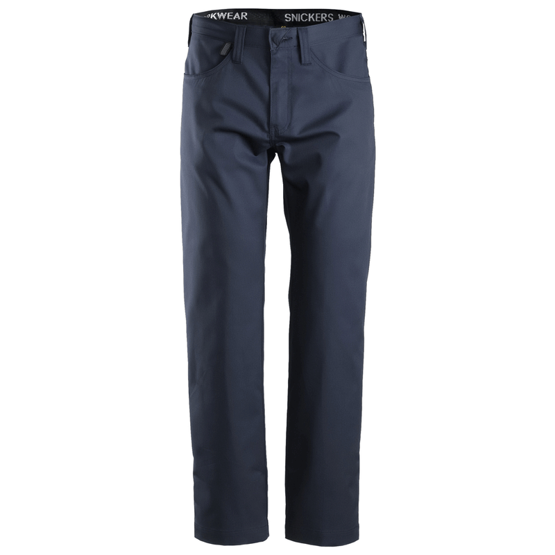 Snickers 6400 Service Chinos Navy Blue - BASIC & REAPER TROUSERS