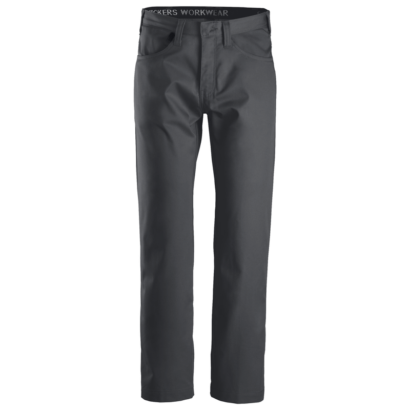 Snickers 6400 Service Chinos Steel Grey - BASIC & REAPER TROUSERS