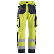 Snickers 6563 ProtecWork, Waterproof Flame Retardant Hi-Vis Trousers, Class 2 - FLAME RETARDANT TROUSERS