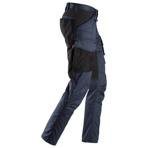 Snickers 6803 AllroundWork, Stretch Trousers without Knee Pockets Navy - CARGO & COMBAT TROUSERS