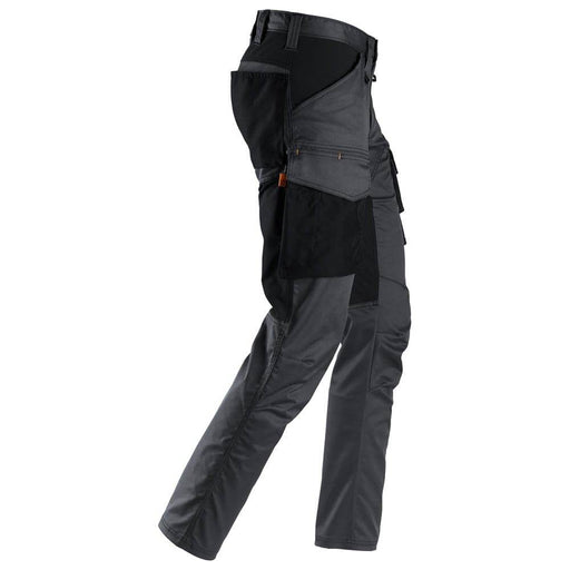 Snickers 6803 AllroundWork, Stretch Trousers without Knee Pockets Steel Grey - CARGO & COMBAT TROUSERS