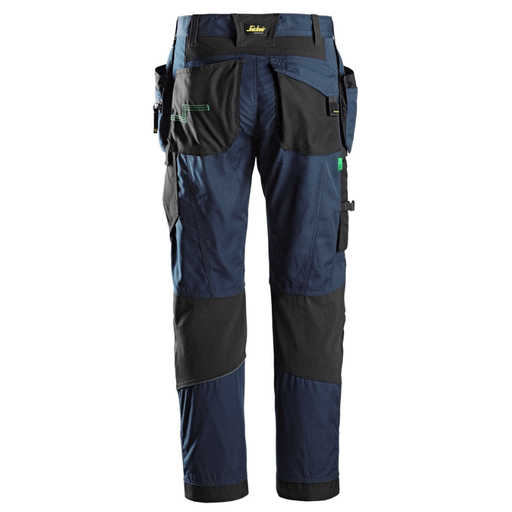 Snickers 6902 FlexiWork, Kneepad Holster Pocket Work Trousers Navy Blue - KNEE PAD TROUSERS