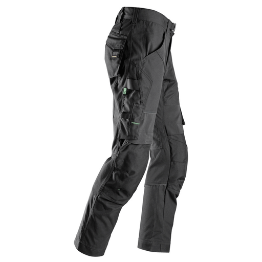 Snickers 6903 FlexiWork Stretch Kneepad Work Trousers Black 31" Waist 35" Leg - Snickers Size 146 - Apparel & Accessories > Clothing > Uniforms & Workwear > Contractor Pants & Coveralls SALE TROUSERS