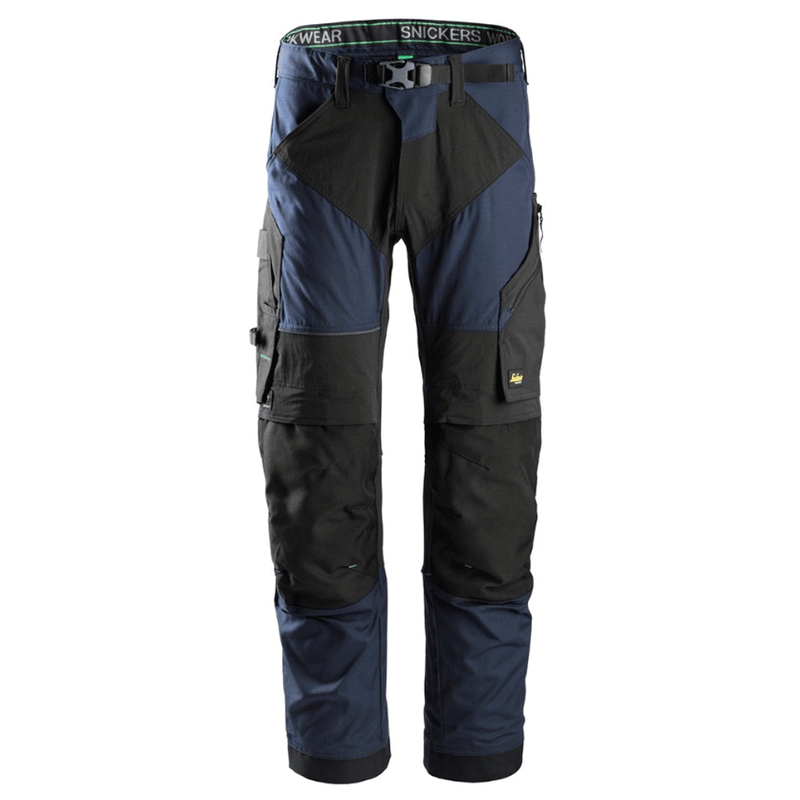 Snickers 6903 FlexiWork Stretch Kneepad Work Trousers Navy Blue, 36" Waist 32" Leg-Snickers 52 - Apparel & Accessories > Clothing > Uniforms & Workwear > Contractor Pants & Coveralls SALE TROUSERS