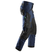 Snickers 6903 FlexiWork Stretch Kneepad Work Trousers Navy Blue, 33" Waist 32" Leg-Snickers 48 - Apparel & Accessories > Clothing > Uniforms & Workwear > Contractor Pants & Coveralls SALE TROUSERS