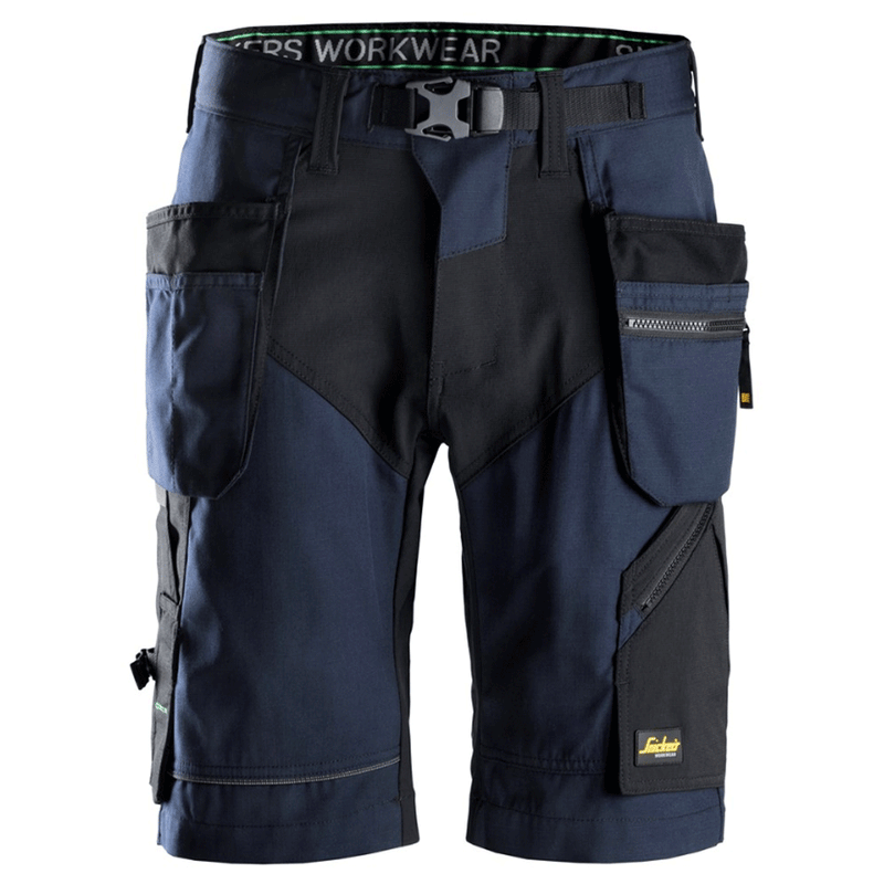 Snickers 6904 FlexiWork Holster Pocket Work Shorts Various Colours - Apparel & Accessories > Clothing > Uniforms > Contractor Pants & Coveralls SHORTS