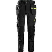 Snickers 6940 FlexiWork, Stretch Work Knee Pad Holster Pocket Trousers Various Colours - KNEE PAD TROUSERS